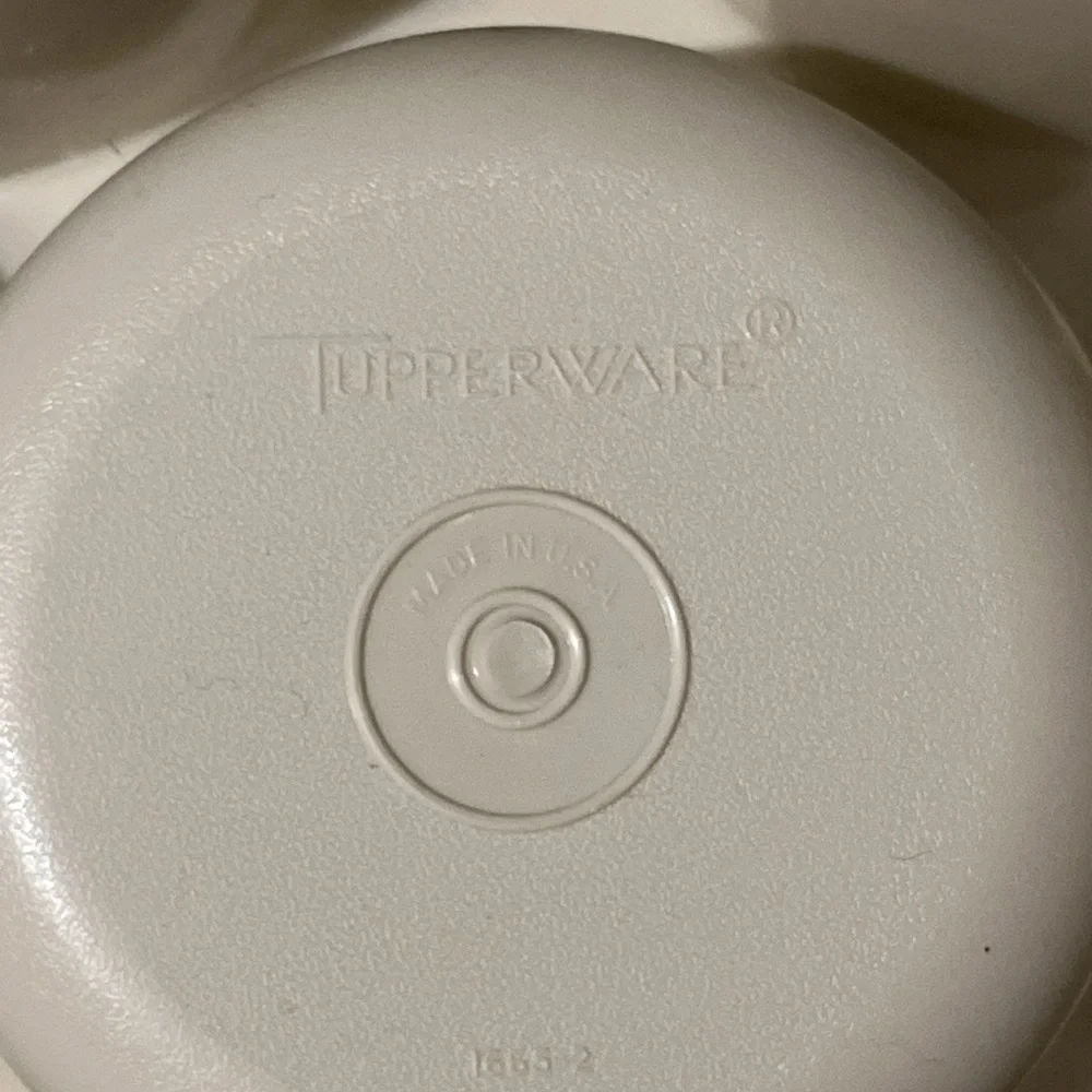 Tupperware Cream Divided Serving‎ Platter